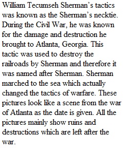 6-1 Discussion Analysis of Sherman's Techniques and Impact of War on Civilians